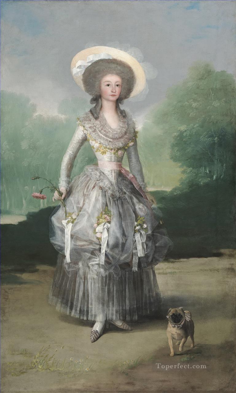 The Marquesa de Pontejos Francisco de Goya Oil Paintings